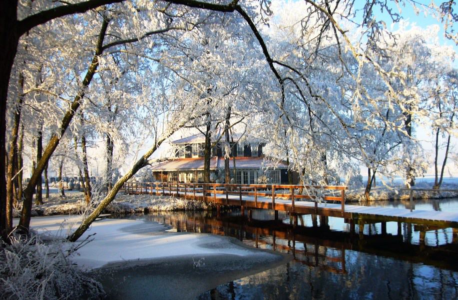 Buitenplaats Kameryck winter buiten