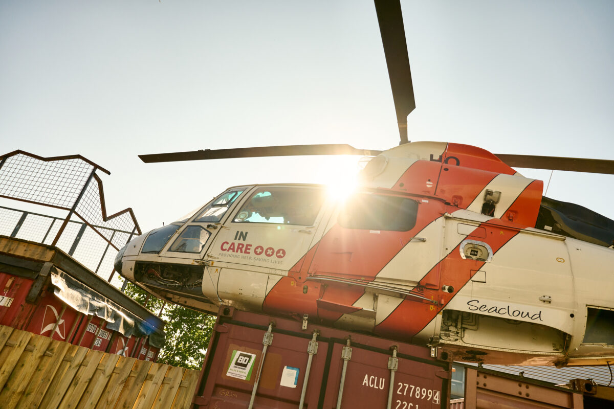 Courtyard Helikopter overdag LIEF Amsterdam