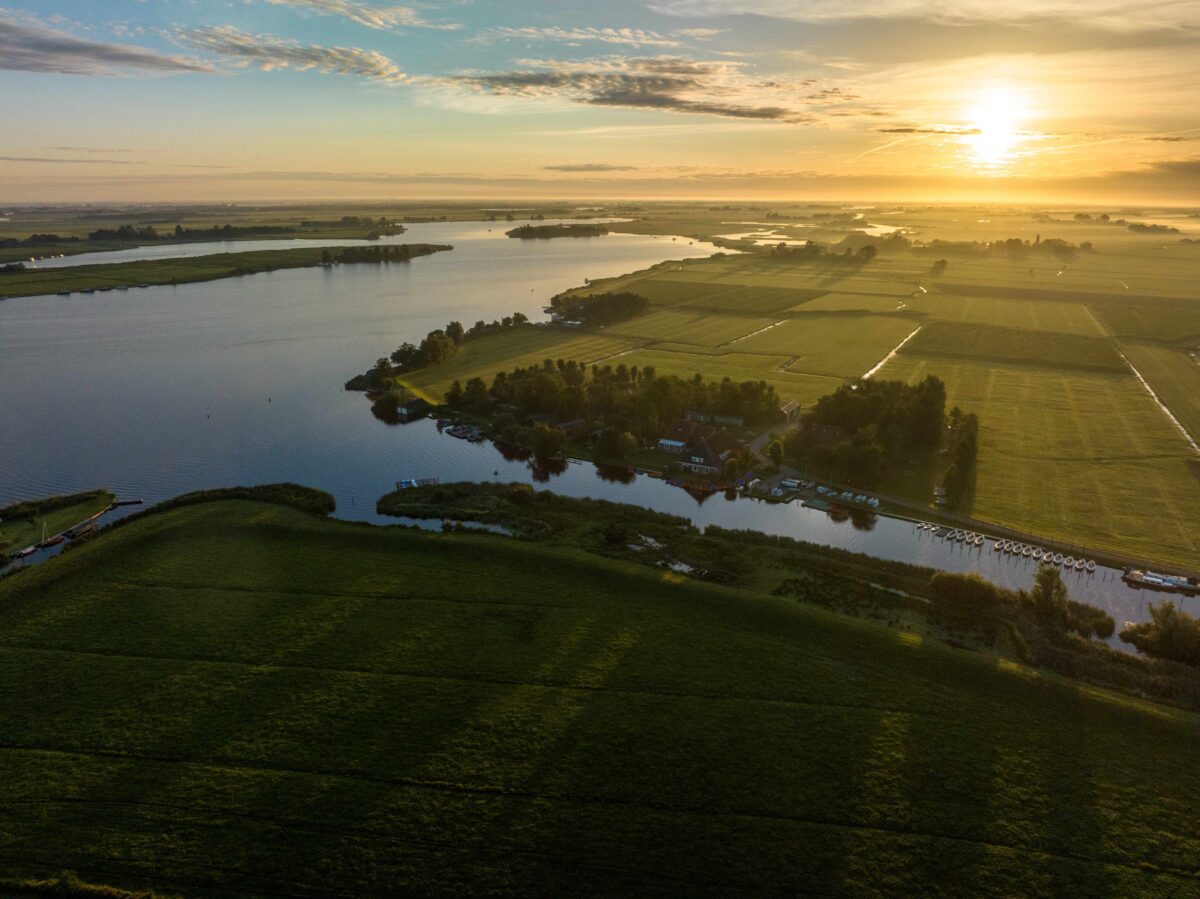 Locatietour Friesland pean-zonsondergang